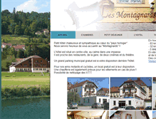 Tablet Screenshot of hotel-les-montagnards.com